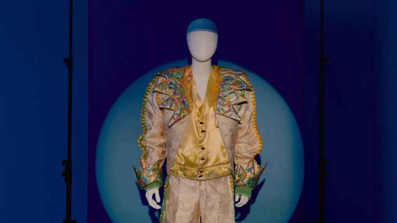 Conjunto de roupa usado em show nos anos 70. (Foto: reprodução/ Instagram / Ana Maria) Lorena Bueri