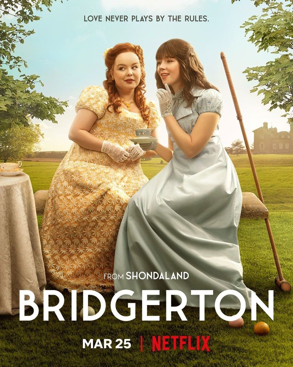 Penelope Featherington e Elpoise Bridgerton (Foto.Reprodução/Divulgação/Netflix)