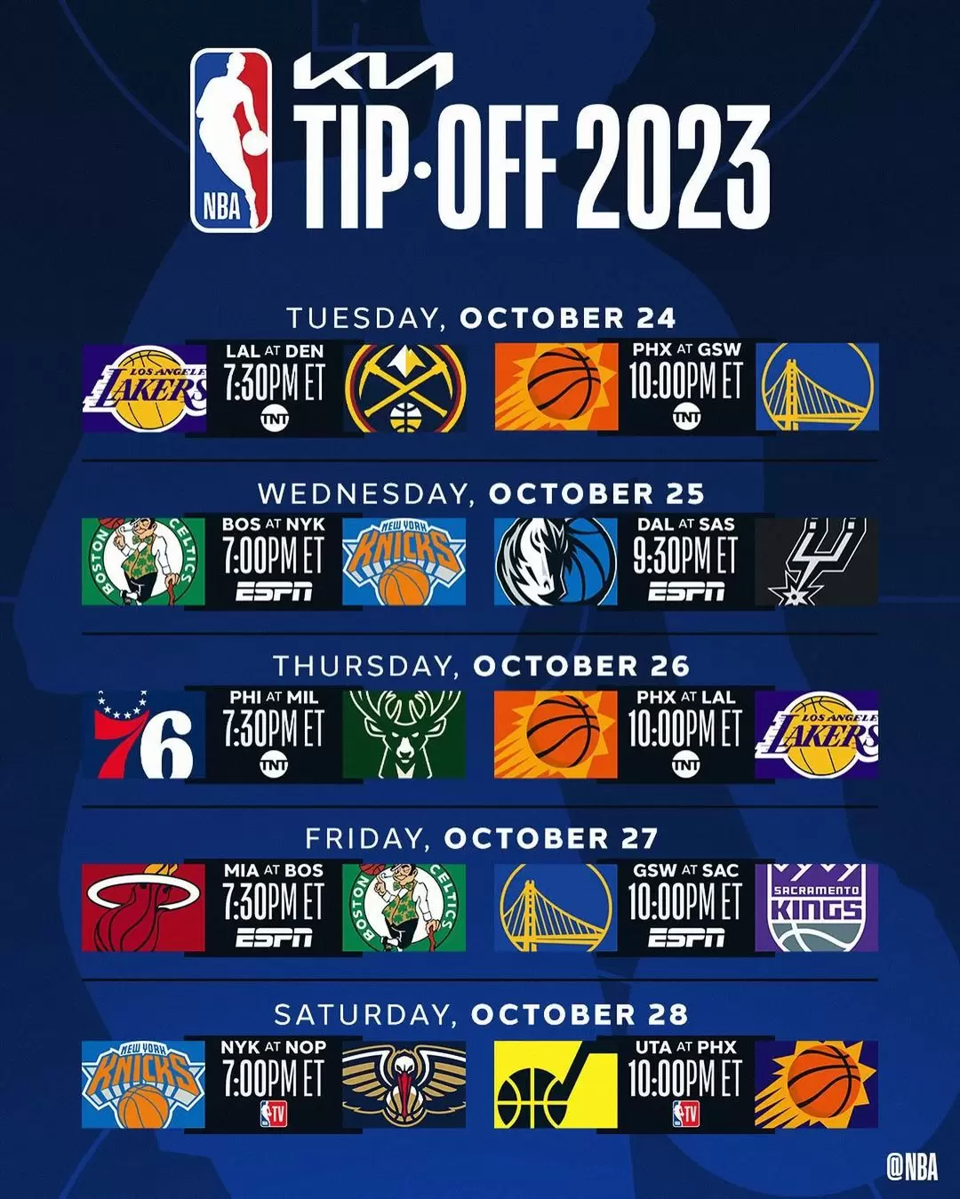 Confira os jogos da temporada 2023-2024 da NBA que serão transmitidos ao  vivo no Prime Video - About  Brasil