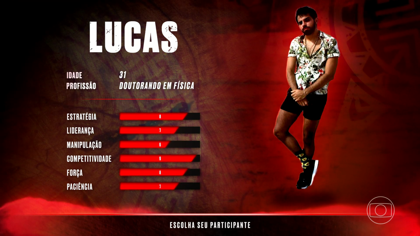 Habilidades Lucas. (Foto: Reprodução/Globo)