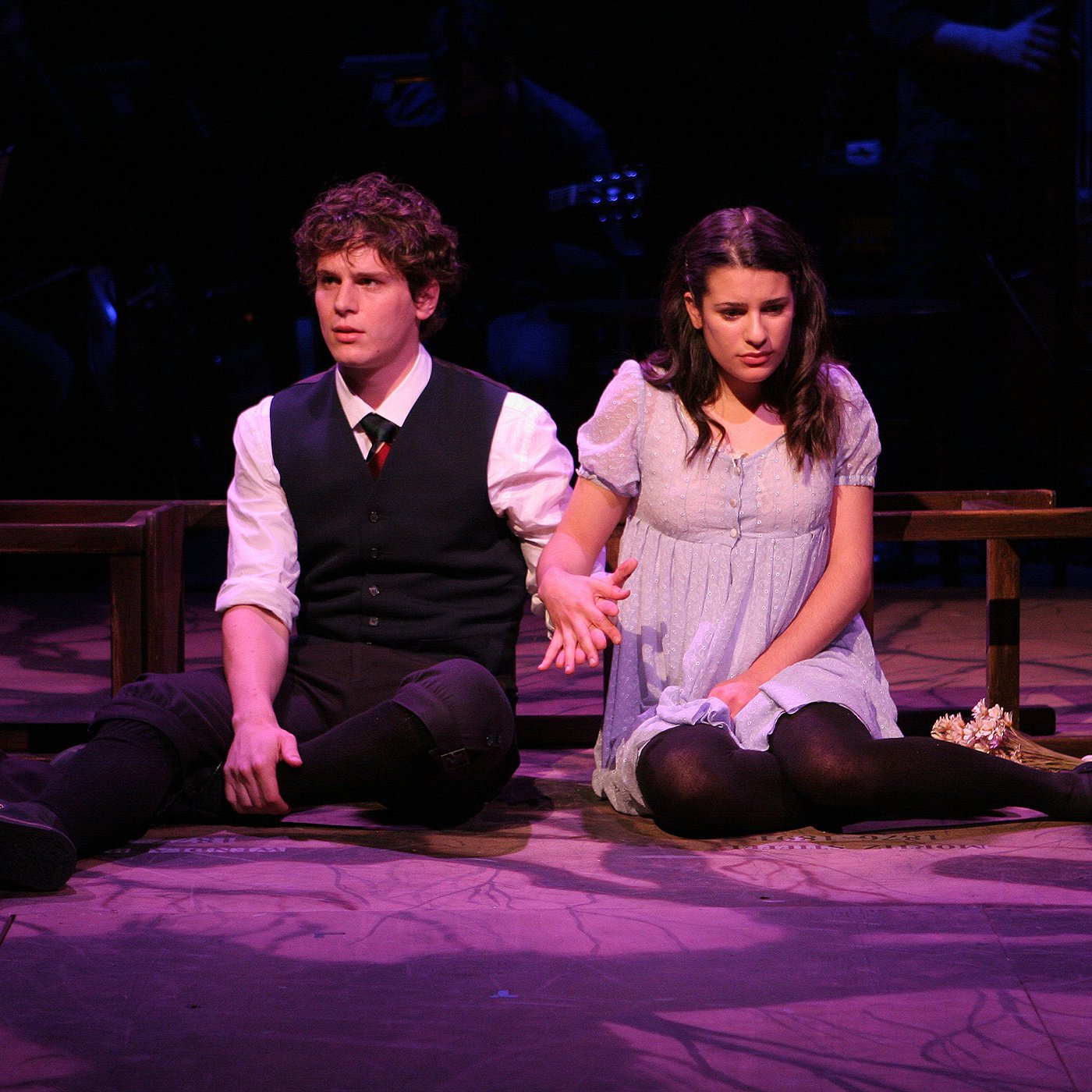 Lea e Jonathan contracenaram juntos na Broadway, no musical