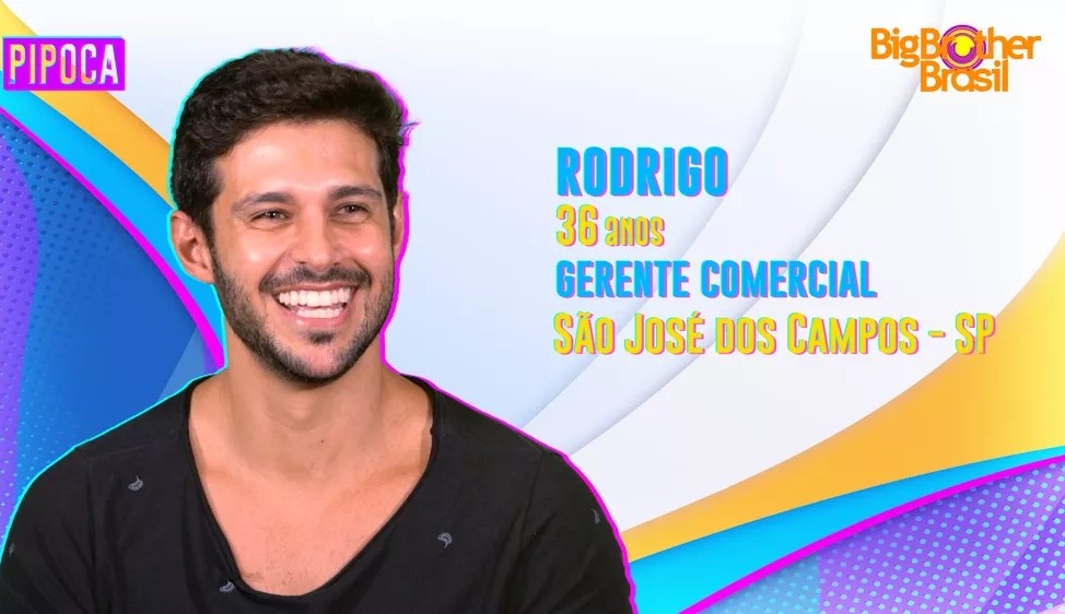 BBB 22 ao vivo: Rodrigo é o oitavo pipoca anunciado, afirmou já ter beijado mais de 15 mulheres em uma noite