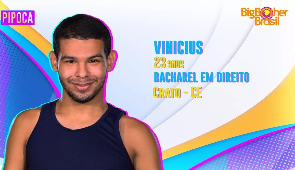 BBB 22 ao vivo: Vinicius é o décimo pipoca anunciado, é conhecido como ‘Influencer de baixa renda’ 