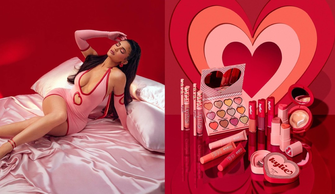 Kylie Jenner posa para nova coleção da sua marca de cosméticos