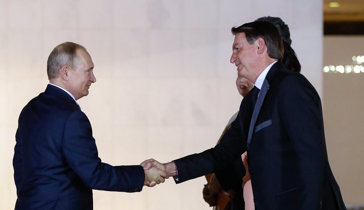 Putin e Bolsonaro se encontram nesta quarta-feira em meio a questões diplomáticas importantes