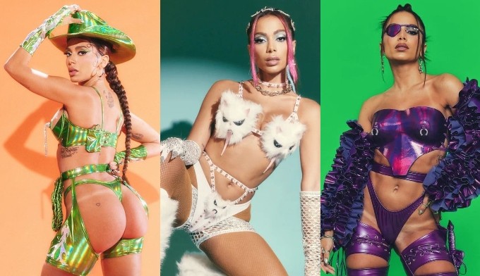 Confira todos os looks usados por Anitta no Carnaval 2022