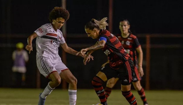 Flamengo e São Paulo empatam pelo Brasileirão Feminino