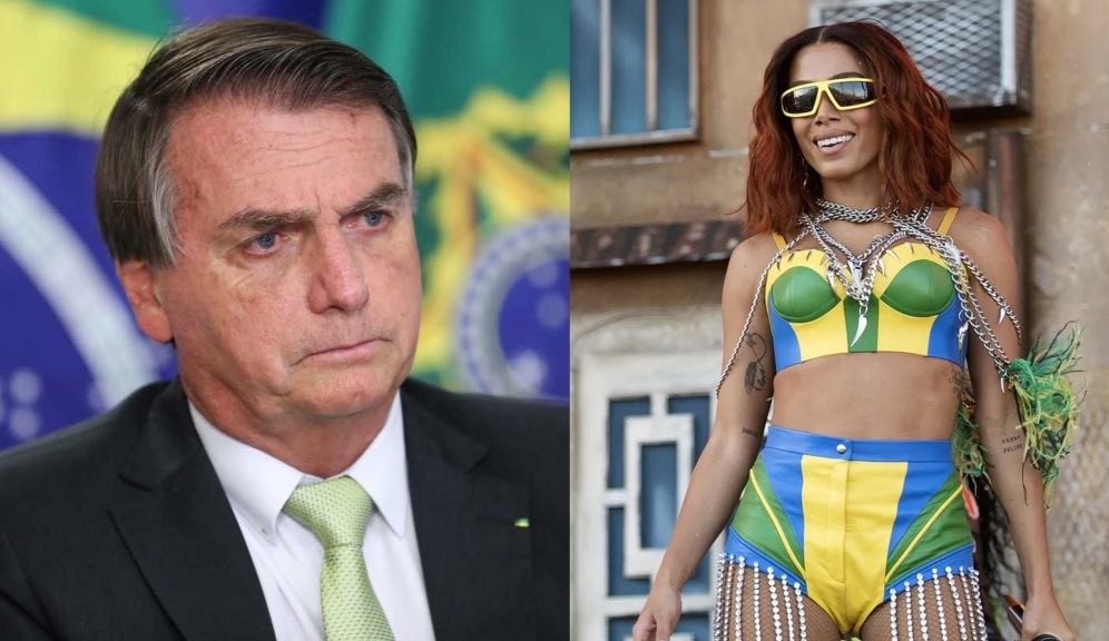Anitta bloqueia Bolsonaro no Twitter