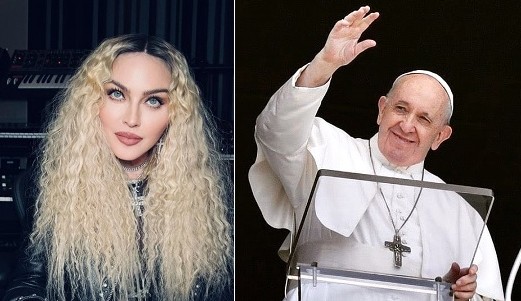 Madonna pede para se confessar ao Papa Francisco 