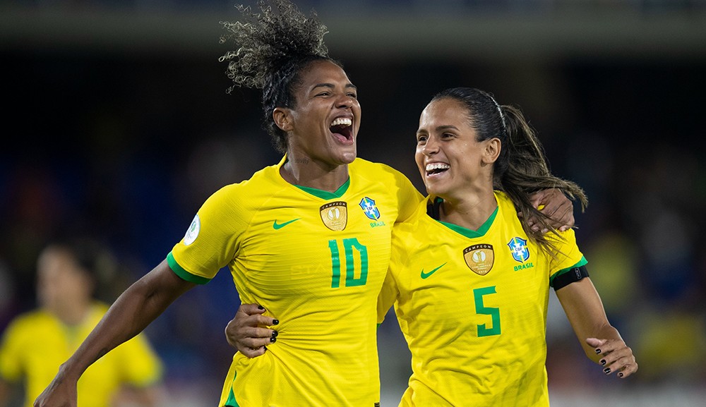 Com time reserva, Brasil detona o Peru pela Copa América Feminina