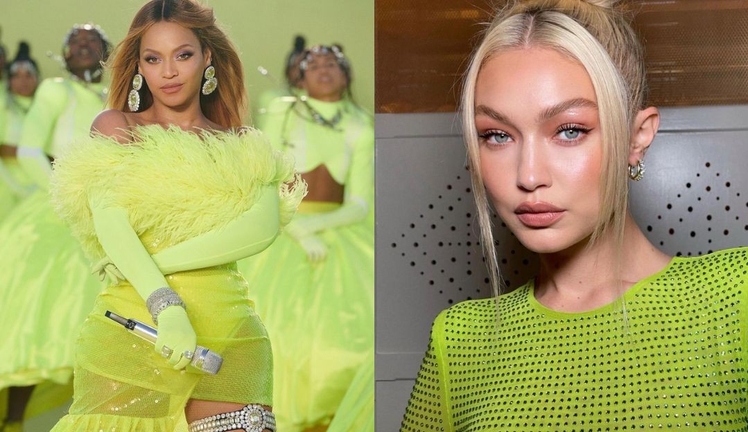 Verde Limão: Beyoncé e Gigi Hadid já aderiram a cor do momento