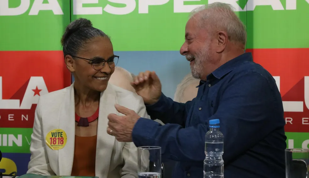 Marina Silva declara apoio a Lula à presidência e defende a democracia