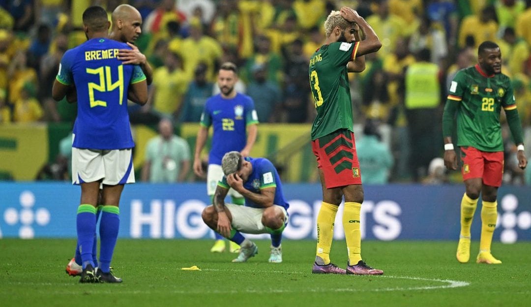 Camarões ganha do Brasil de 1 a 0, porém está eliminada da Copa do Mundo