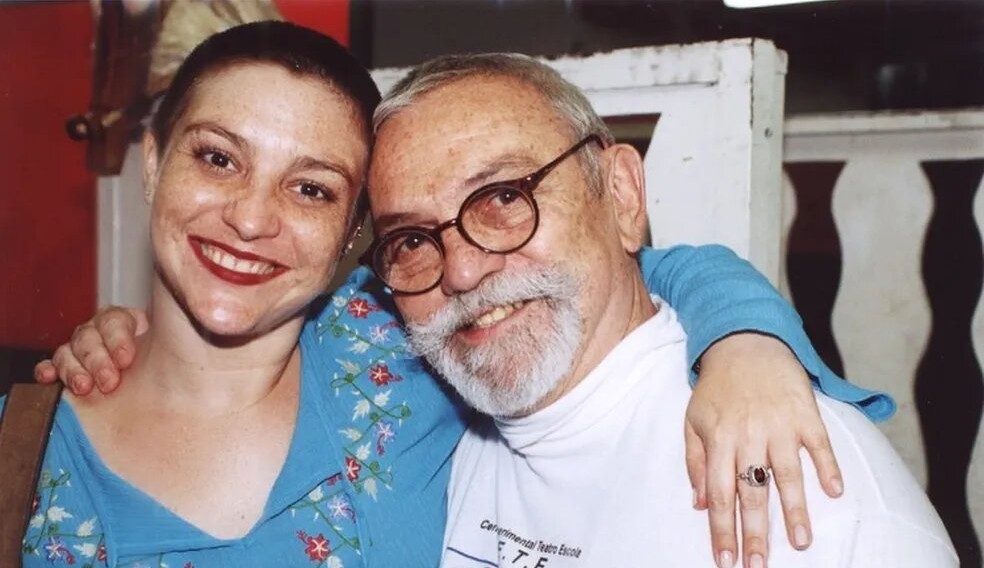 Ana Baird homenageia o pai, o ator Antônio Pedro que faleceu hoje