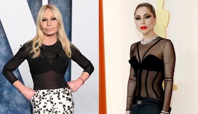 Donatella Versace revela o segredo por trás do vestido de Lady Gaga