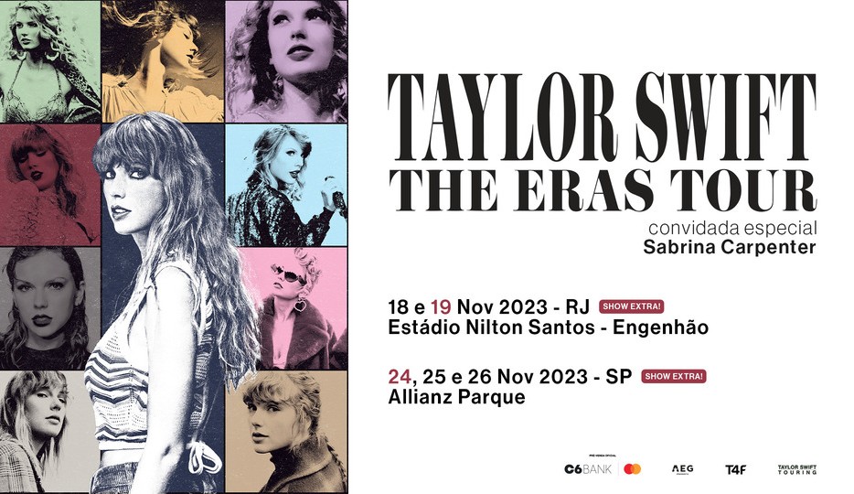 T4F anuncia mais duas datas de shows de Taylor Swift no Brasil
