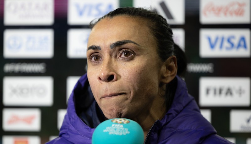 Marta encerra sua participação em Copas do Mundo após empate contra Jamaica