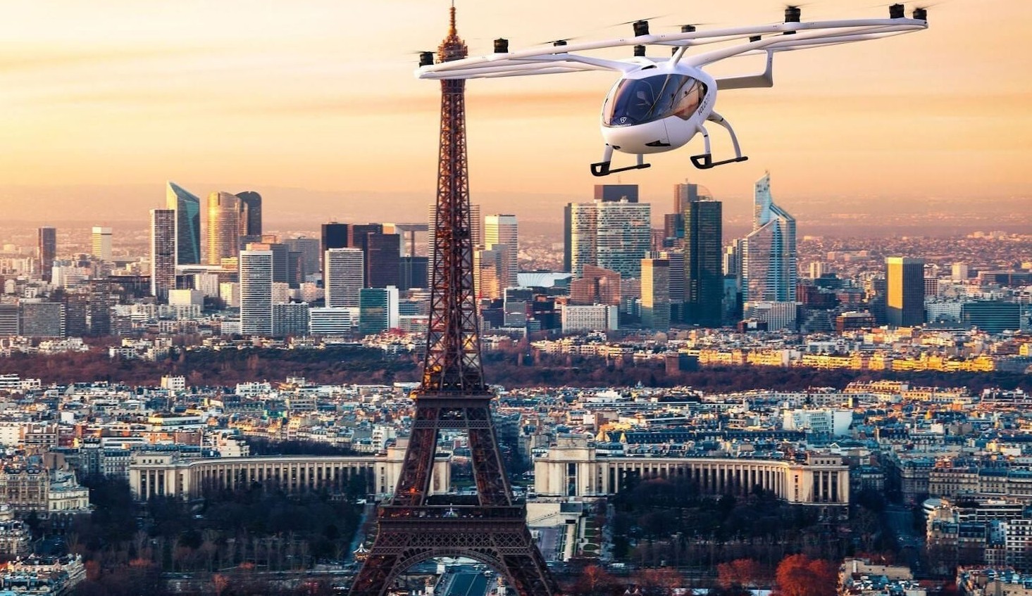 Transportes voadores elétricos podem estrear na Europa em 2024