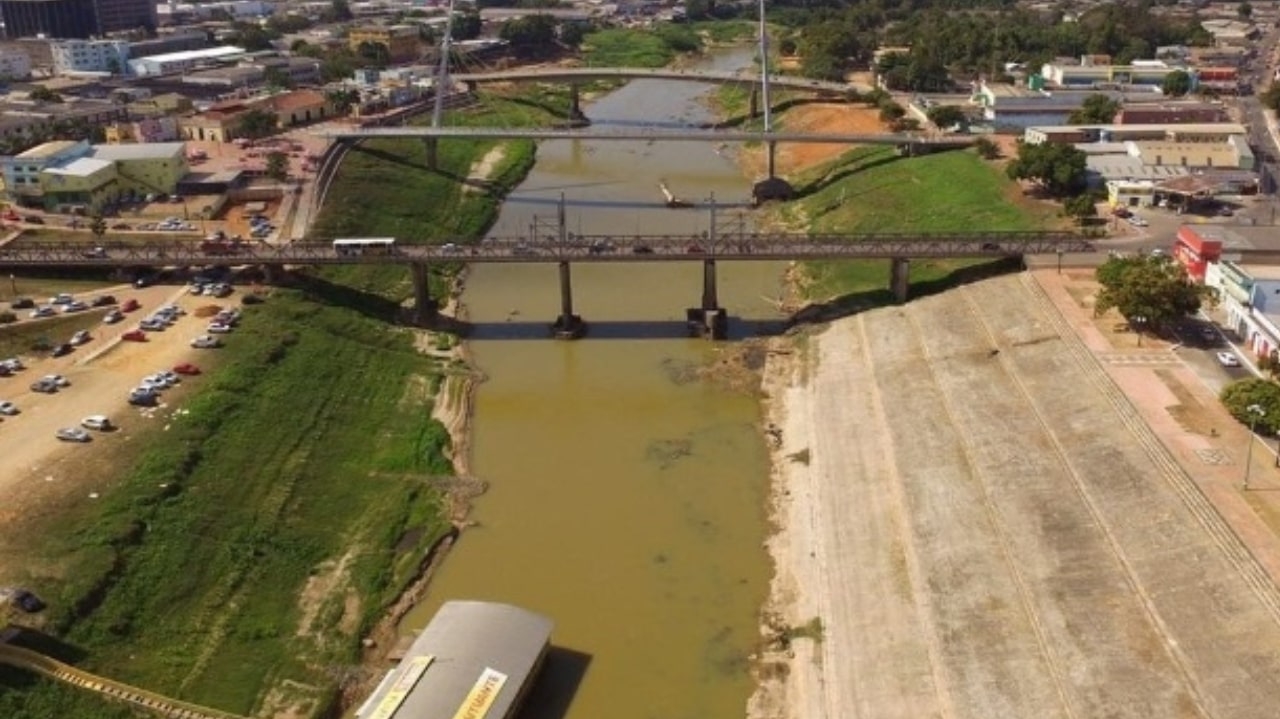 Rio Branco: cidade alerta estiagem no Rio Acre