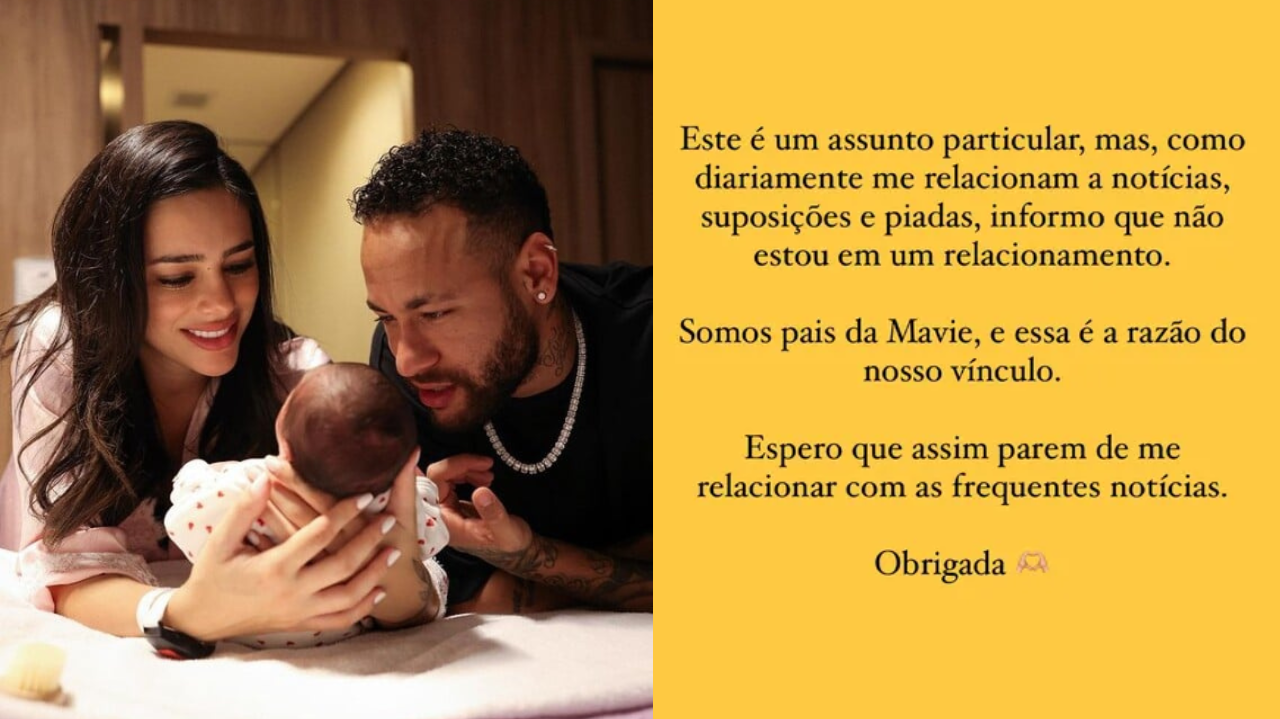 Cansada, Bruna Biancardi anuncia fim de noivado com Neymar 
