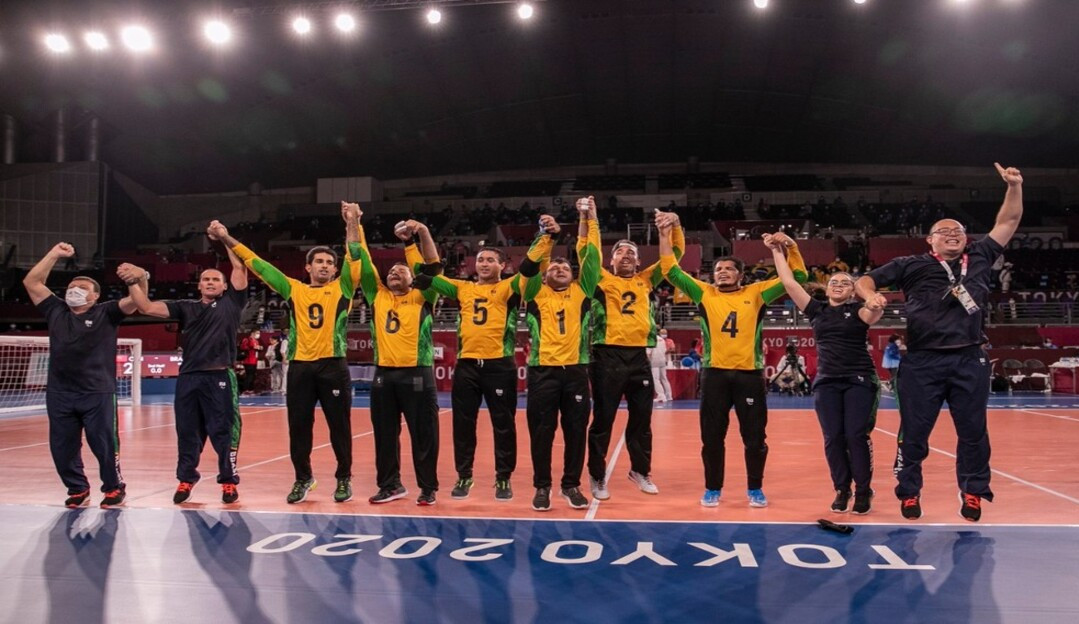 Brasil domina a China e conquista ouro inédito no goalball em Tóquio