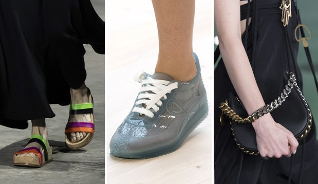 5 tendências de bolsas e sapatos dos desfiles de verão 2022