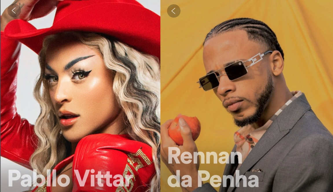 Pabllo Vittar e Rennan da Penha em preparação de um novo hit: 'Number One'