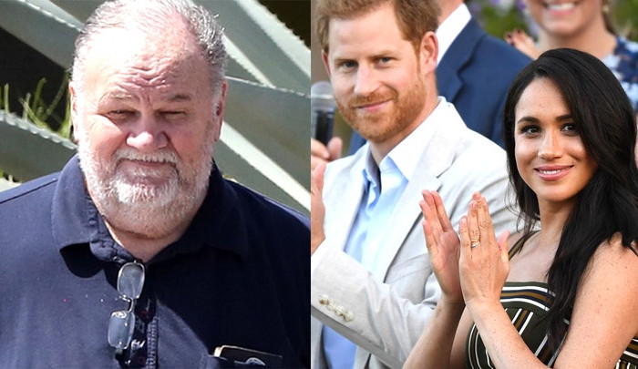 Mensagens revelam que Família Real repreendeu Príncipe Harry por causa de pai de Meghan Markle 