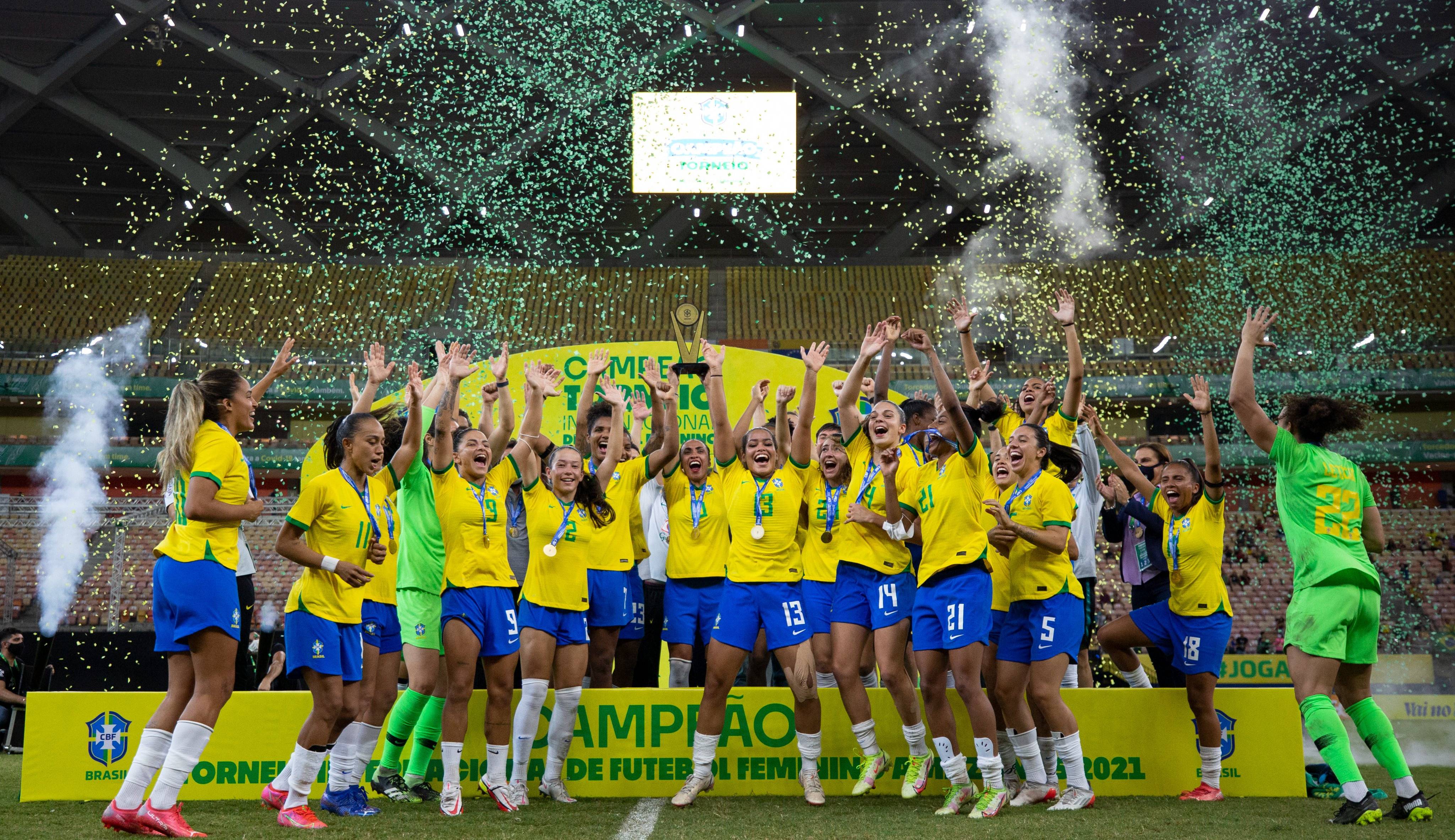 Seleção Brasileira se consagra campeã do Torneio Internacional de Futebol Feminino
