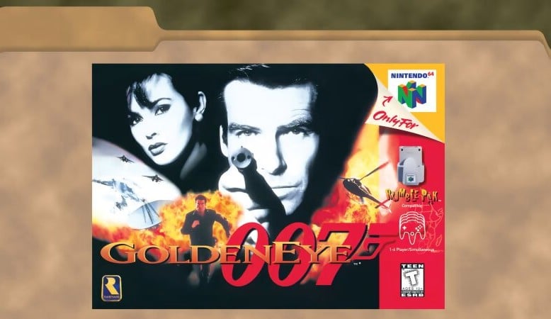 O jogo do nintendo 64 o ‘GoldenEye 007’ está disponibilizado aos videogames Switch e Xbox