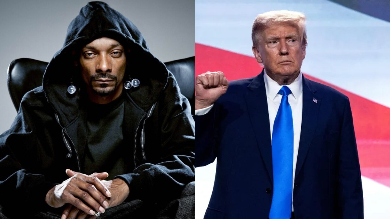 Snoop Dogg muda sua opinião sobre Donald Trump