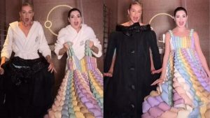 Gkay surge com look de edredom de grife chinesa avaliado em R$ 40 mil