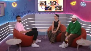 BBB24: no Bate-Papo BBB Nizam revê cena falando sobre o corpo de Yasmin e se arrepende 