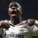 Vinicius Jr. jogando pelo Real Madrid