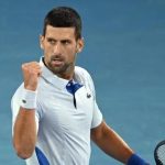 Djokovic disputando uma partida