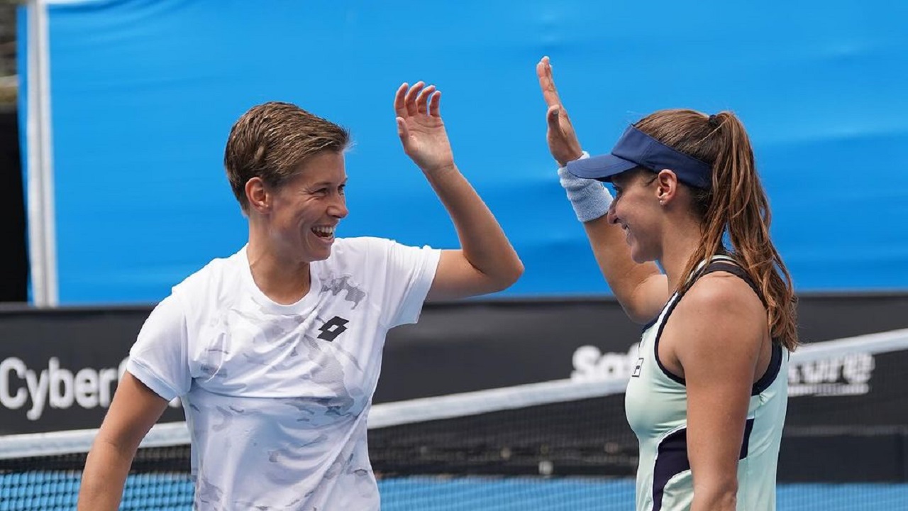 Dupla formada pela a brasileira Luisa Stefani e holandesa Demi Schuurs foram eliminadas do torneio