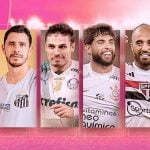 Jogadores dos principais times do campeontato paulista