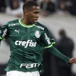 Estêvão integra agora o elenco da catagoria profissinal do Palmeiras