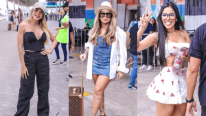 Famosos embarcam no cruzeiro de Neymar