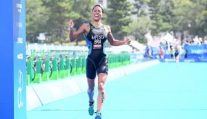 Triatleta Luisa Baptista apresenta evolução em seu quadro de saúde