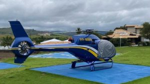 Helicóptero sofre acidente no Lago de Furnas: Um morto e três feridos