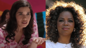Ophah Winfrey e America Ferrera apresentam prêmios no Globo de Ouro