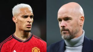 Ten Hag comenta sobre a má fase de Antony após acusações de agressão
