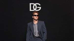 André Lamoglia confere desfile da Dolce & Gabbana na Milan Fashion Week