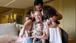 Em tratamento contra leucemia, Fabiana Justos celebra primeira alta do hospital