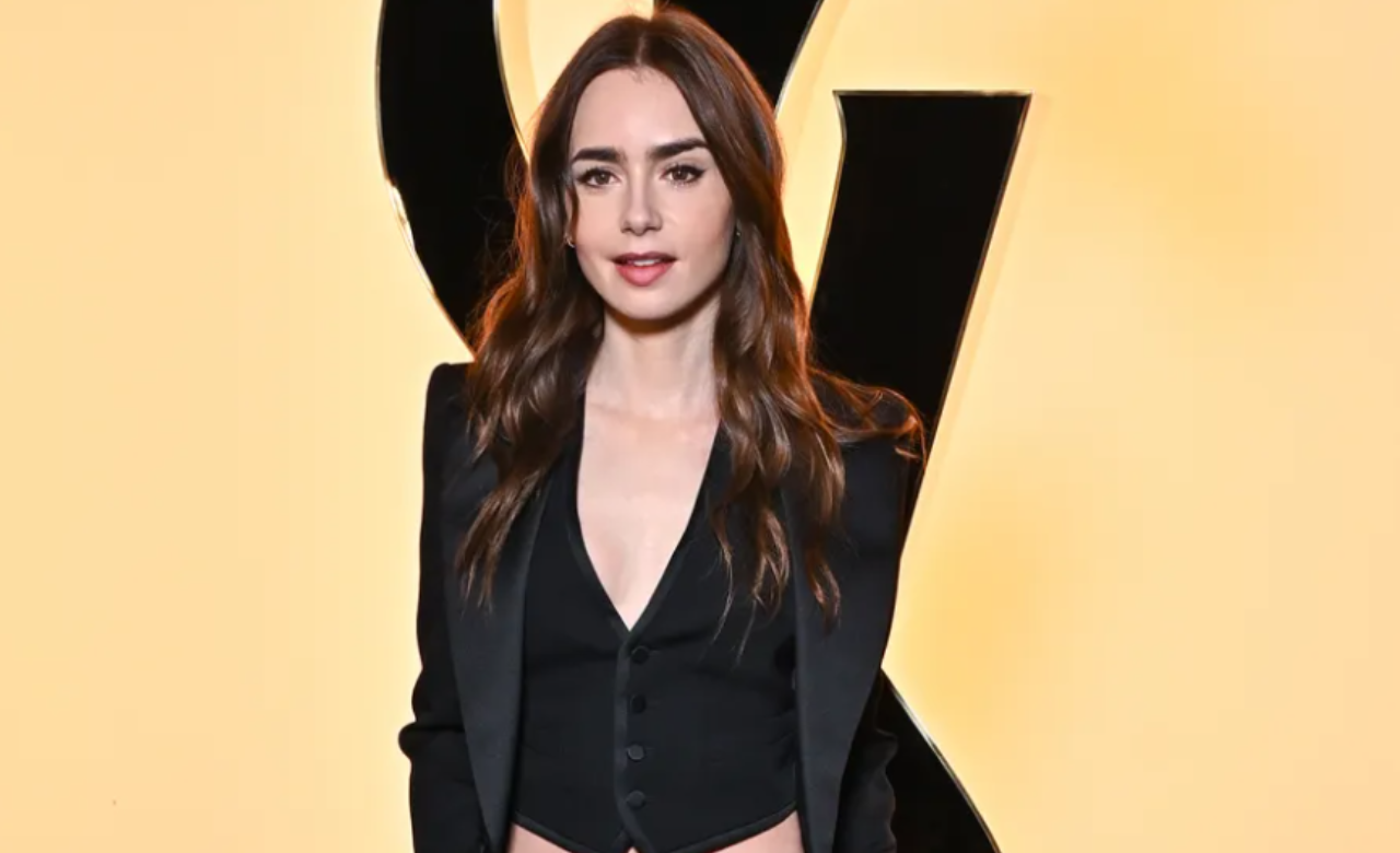 Lilly Collins na PFW