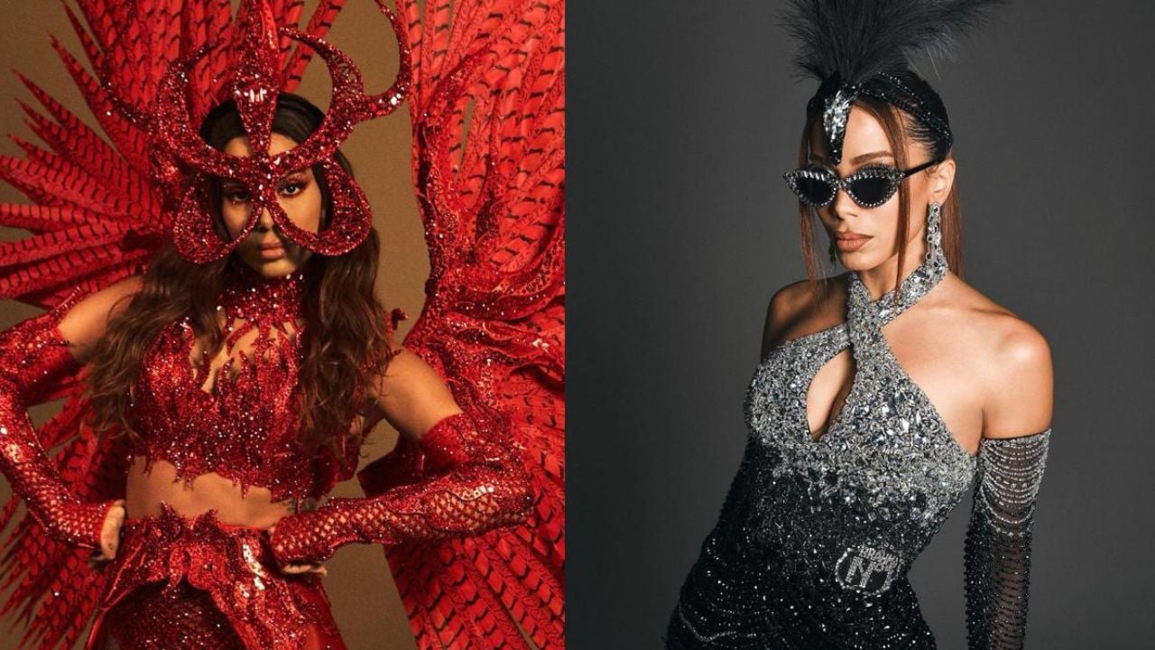 Figurinos da anitta utilizado no Carnaval de 2024