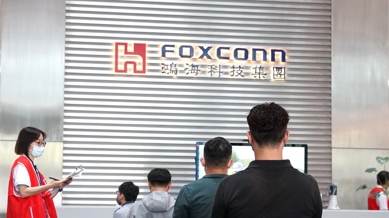 Reunião na sede da Foxconn