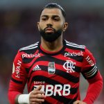 Gabigol durante jogo do Flamengo