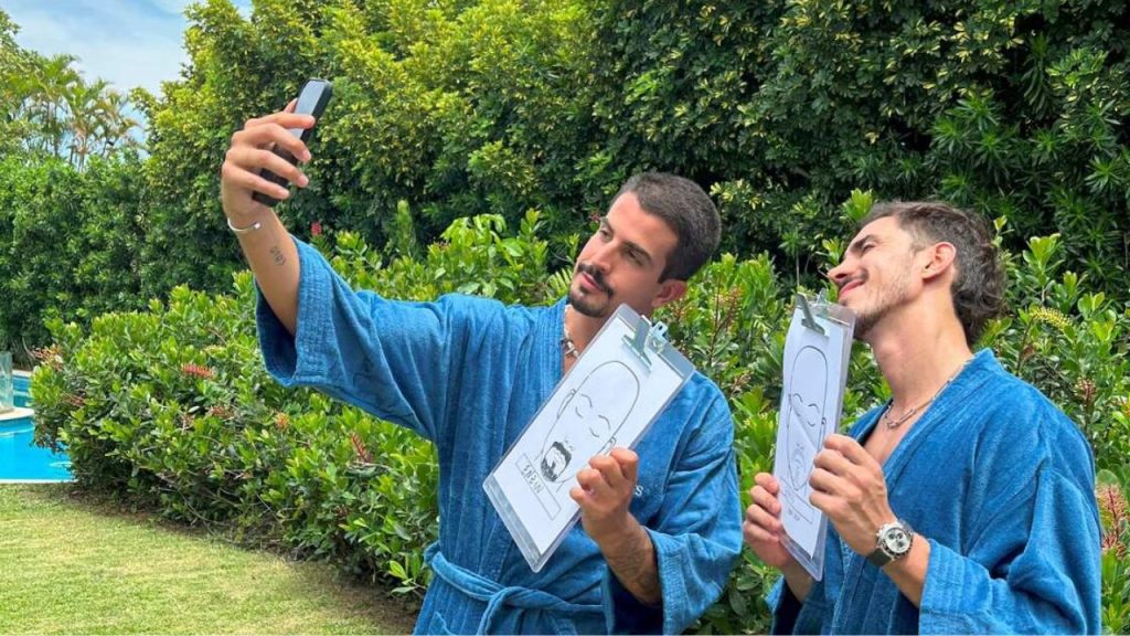 Em clima de pré-Carnaval, Enzo Celulari cuida do visual para a folia Em clima de pré-Carnaval, Enzo Celulari cuida do visual para a folia